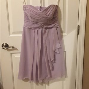 Lilac bridesmaid dress